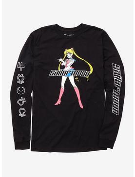 Sailor Moon Sailor Guardian Symbols Long Sleeve T-Shirt - BoxLunch Exclusive, , hi-res