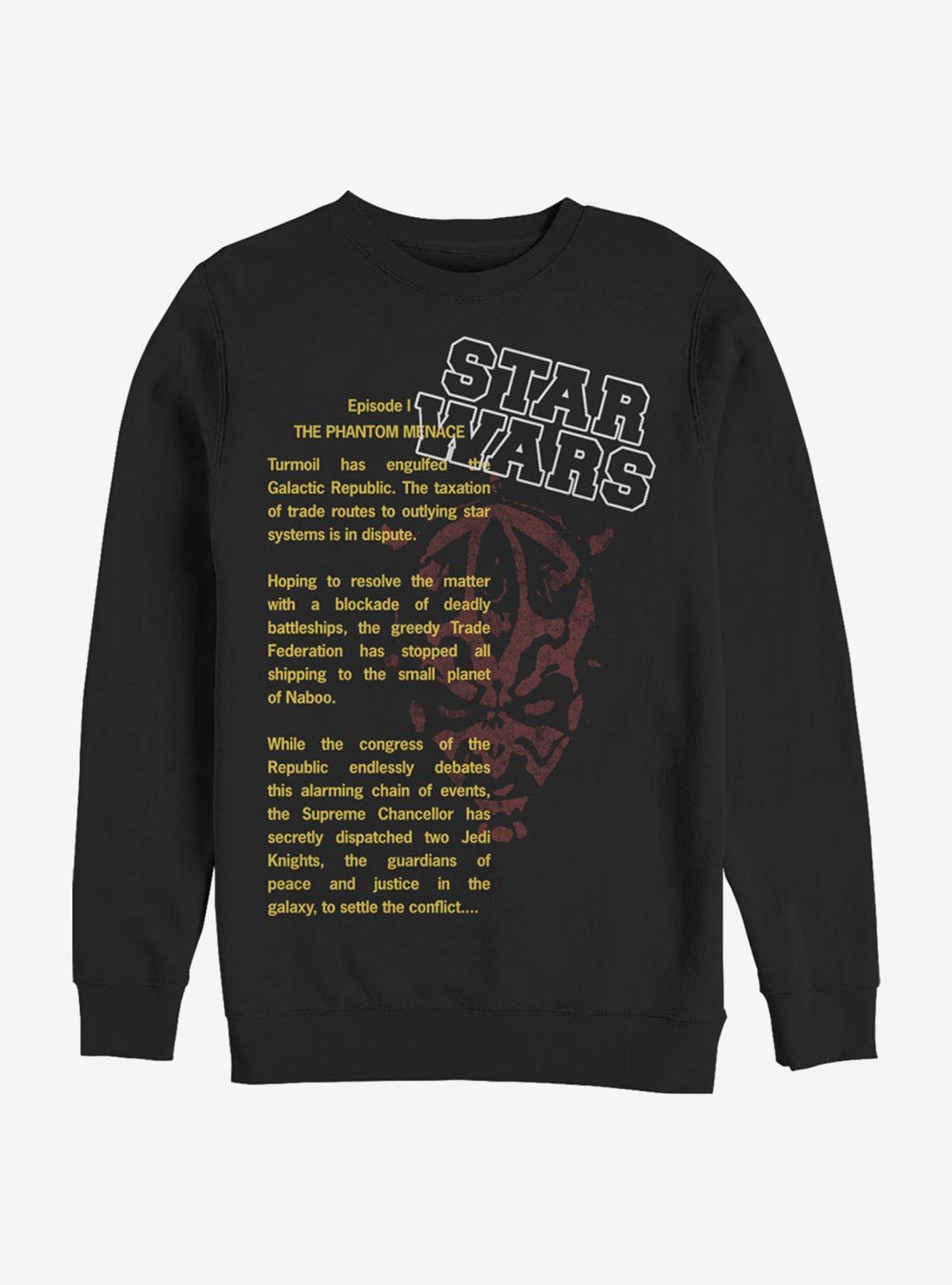 Star Wars Darth Maul Story Crew Sweatshirt, , hi-res