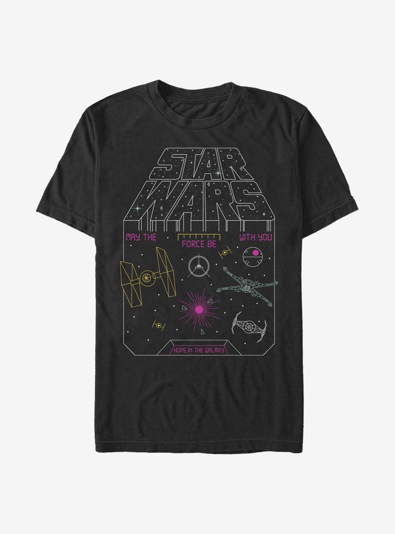 Star Wars Arcade Game T-Shirt, BLACK, hi-res