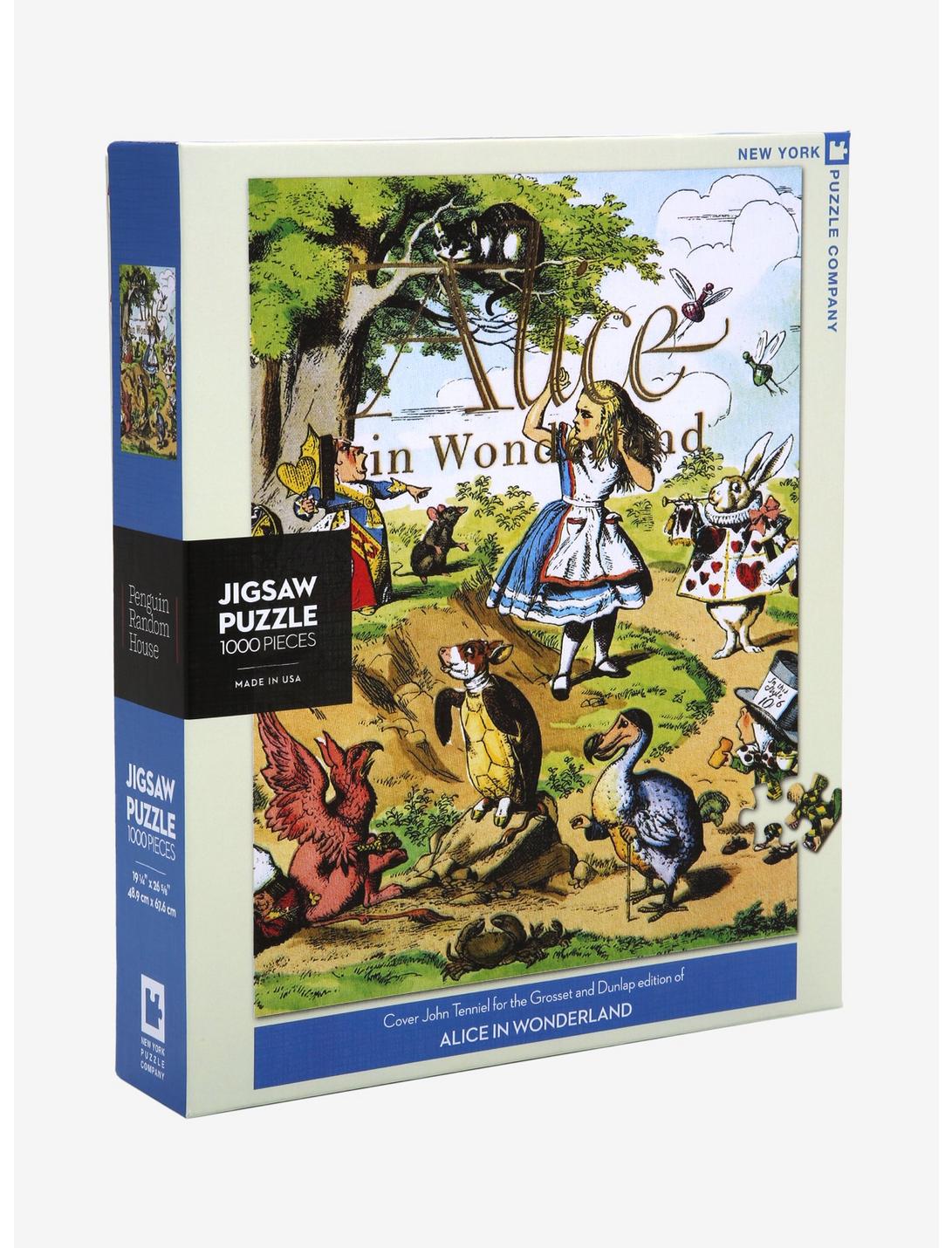 Alice In Wonderland Book Cover Puzzle, , hi-res