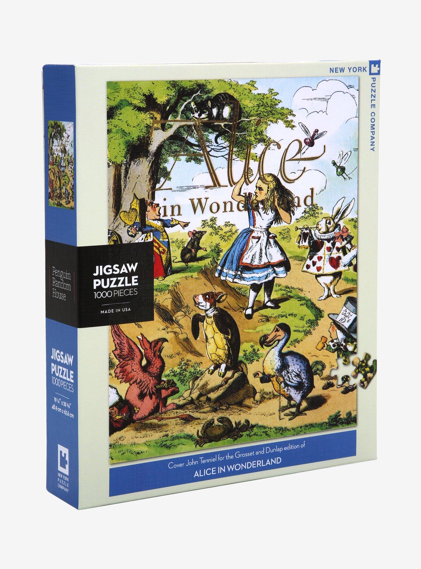 Alice In Wonderland Book Cover Puzzle, , hi-res