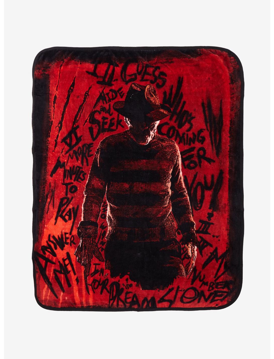 A Nightmare On Elm Street Freddy Throw Blanket, , hi-res