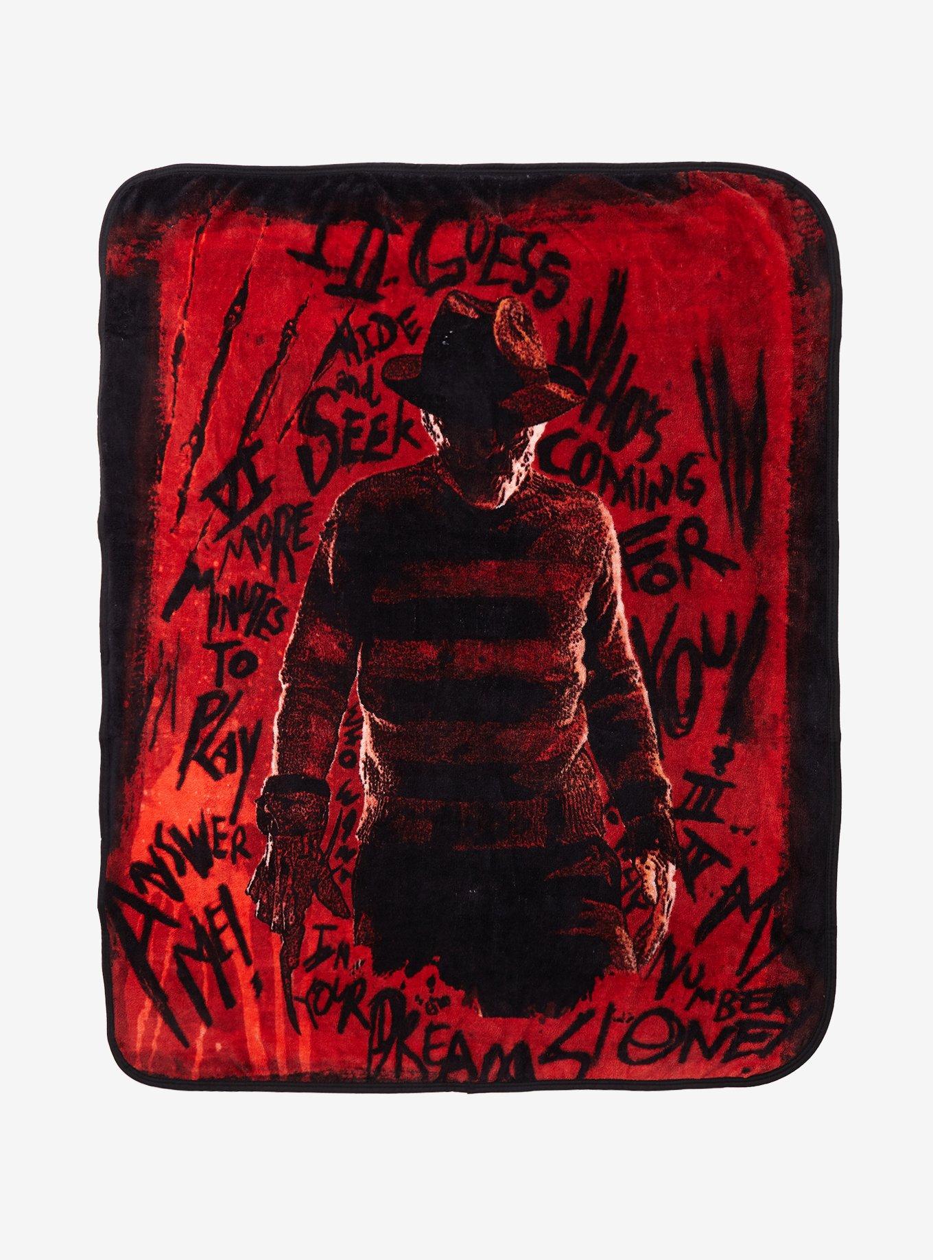 A Nightmare On Elm Street Freddy Throw Blanket, , hi-res