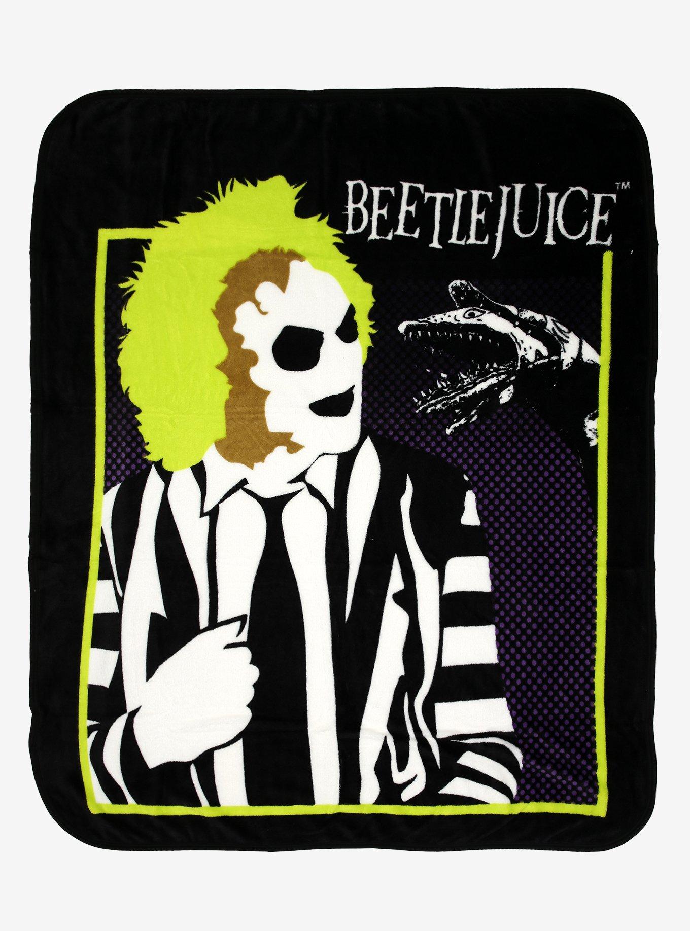 Beetlejuice Art Throw Blanket