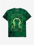 Harry Potter Slytherin House Tarot Tie-Dye T-Shirt, GREEN, hi-res