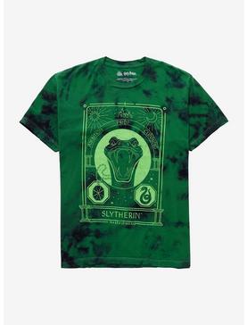 Harry Potter Slytherin House Tarot Tie-Dye T-Shirt, GREEN, hi-res