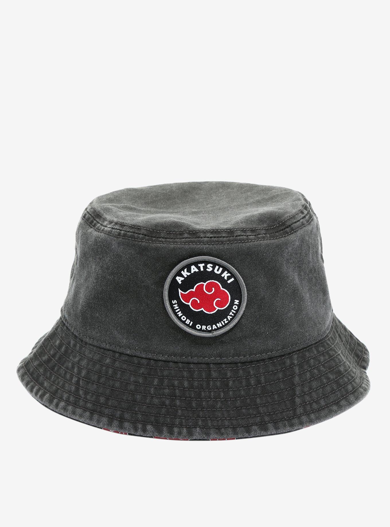 Naruto Shippuden Akatsuki Shinobi Organization Logo Patch Bucket