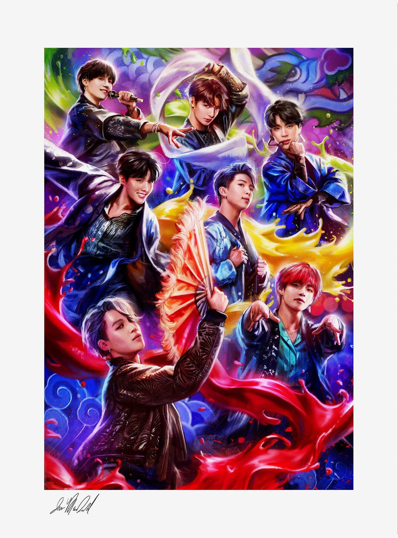 BTS: Idol 12" X 16" Art Print By Ian Macdonald, , hi-res