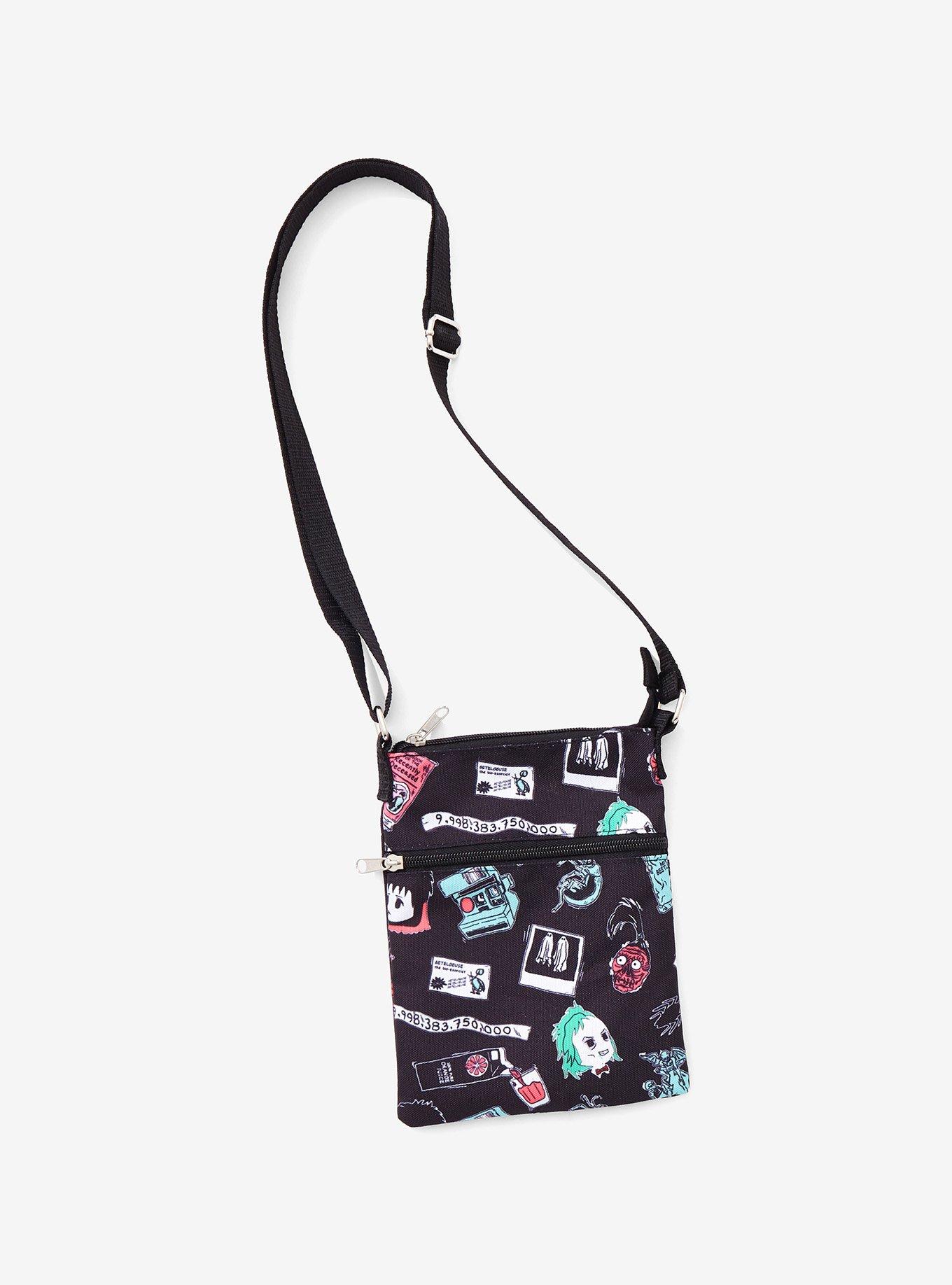 Beetlejuice Icons Chibi Passport Crossbody Bag, , hi-res