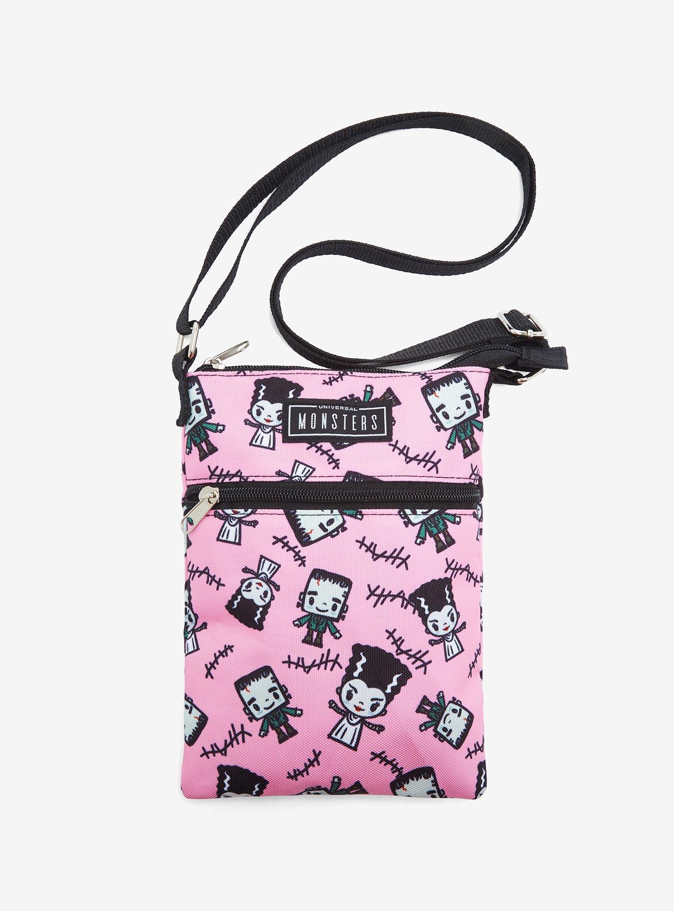 Universal Monsters Chibi Passport Crossbody Bag Hot Topic