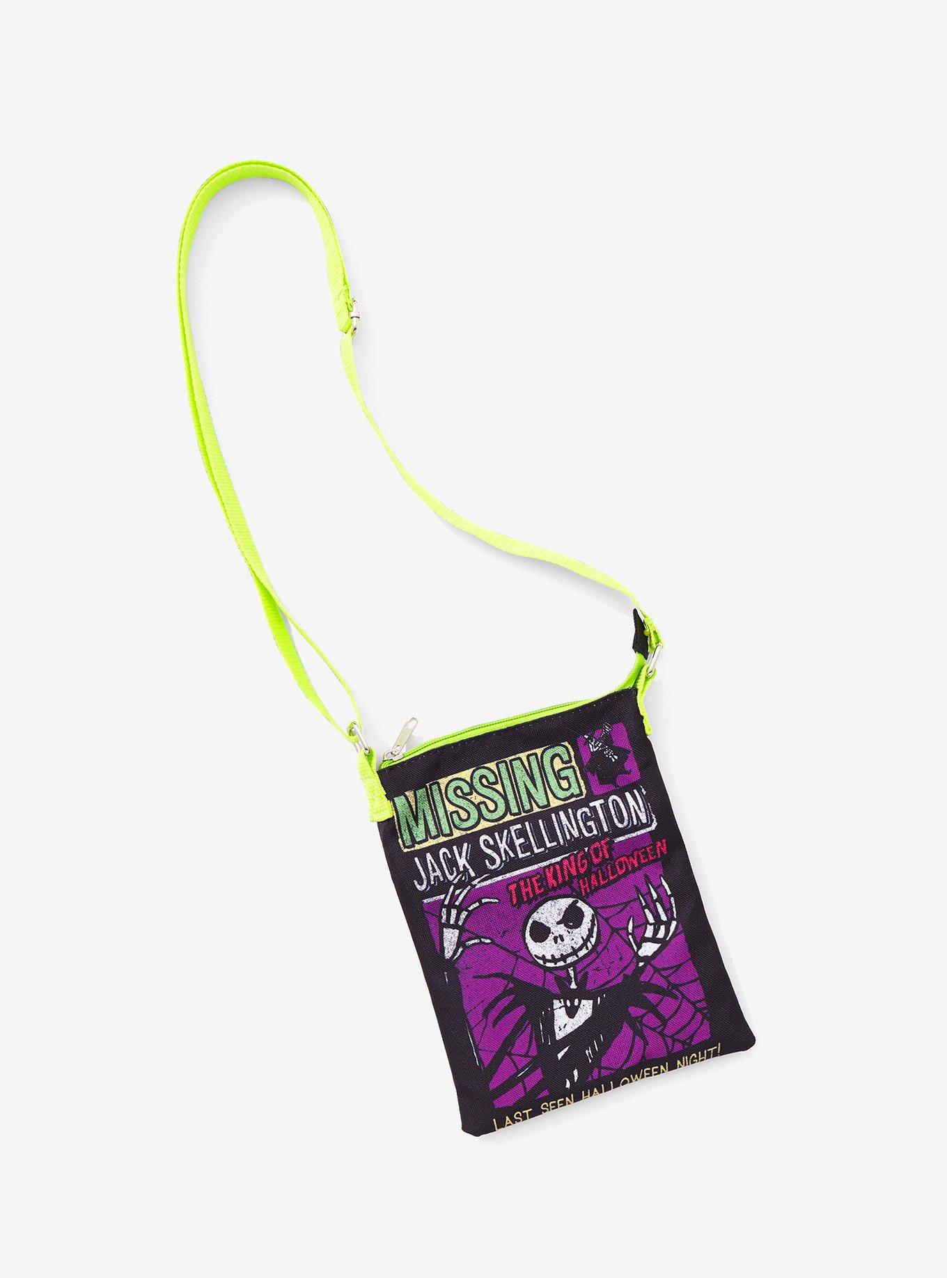 The Nightmare Before Christmas Missing Jack Skellington Passport Crossbody Bag, , hi-res