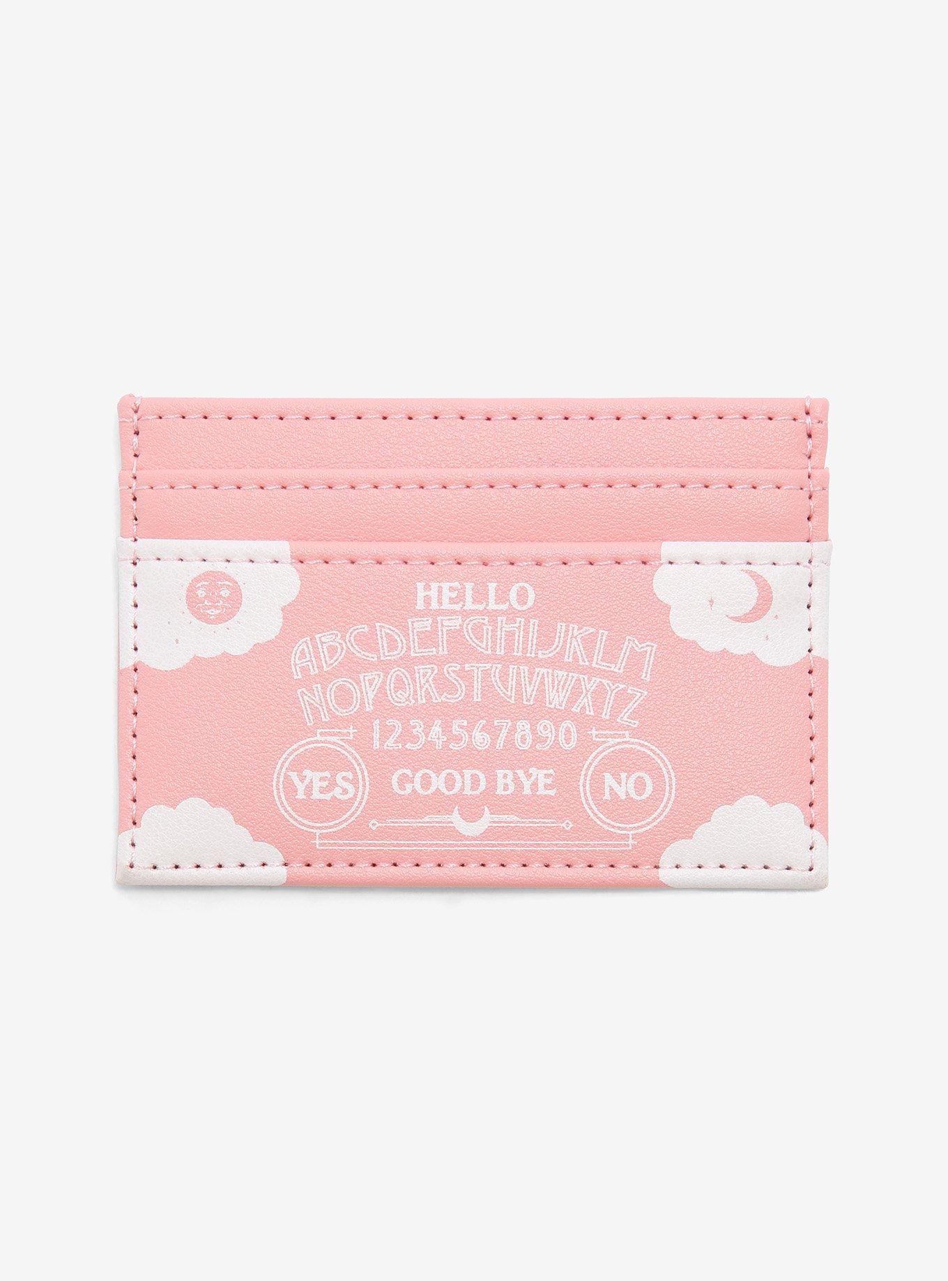 Ouija Game Pastel Pink Cardholder, , hi-res