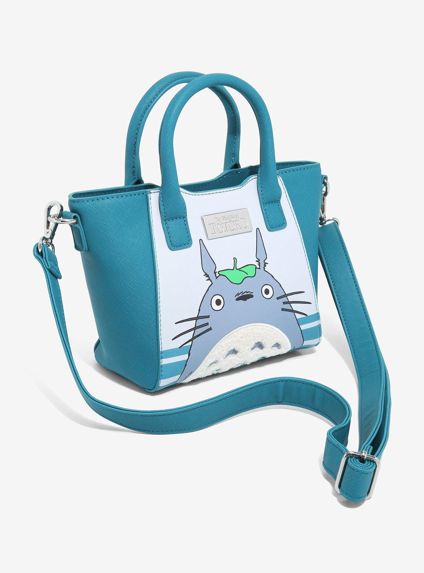 Totoro Canvas Messenger Bags Cartoon For Students 2024