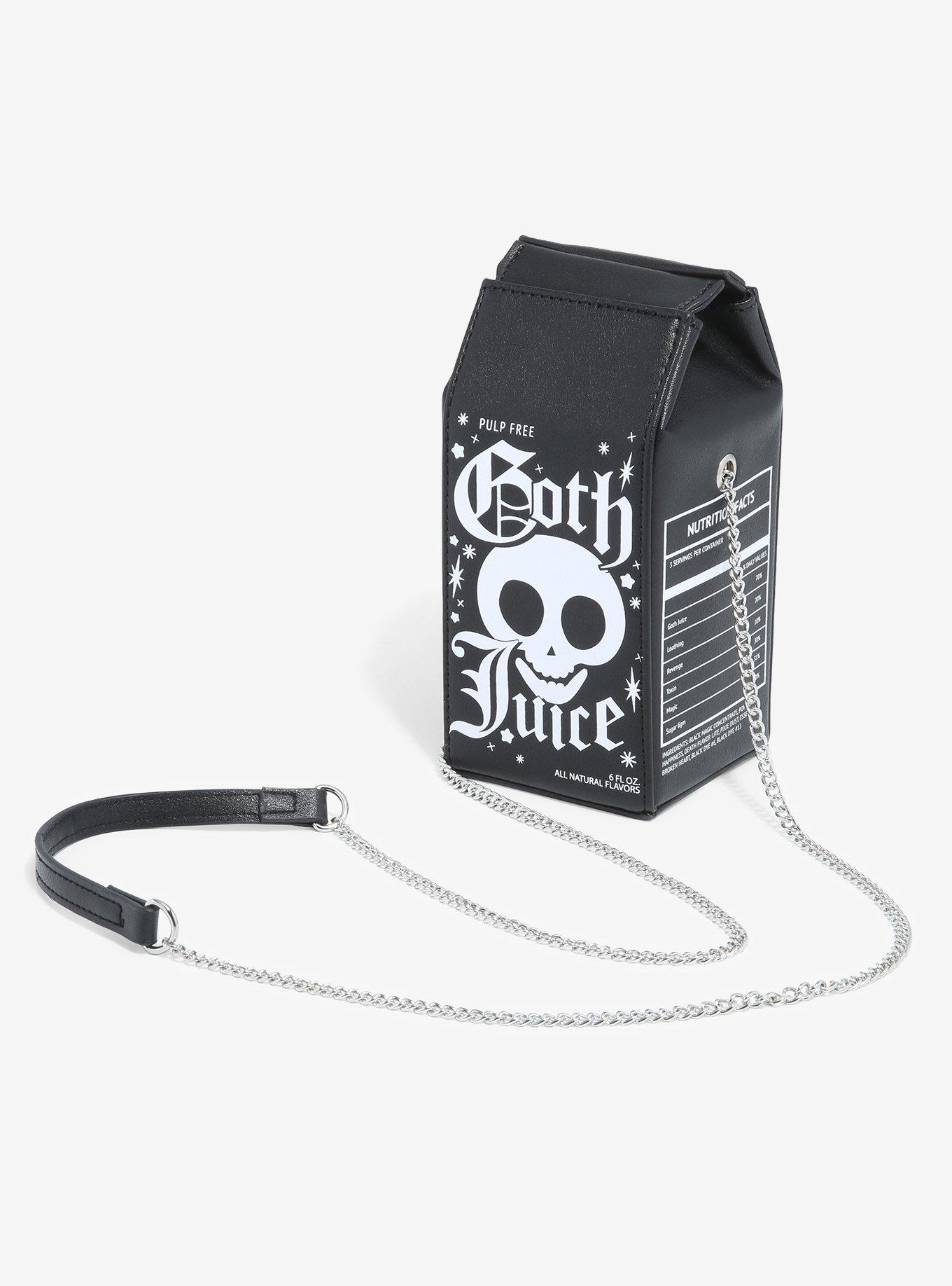 Goth Juice Carton Crossbody Bag, , hi-res