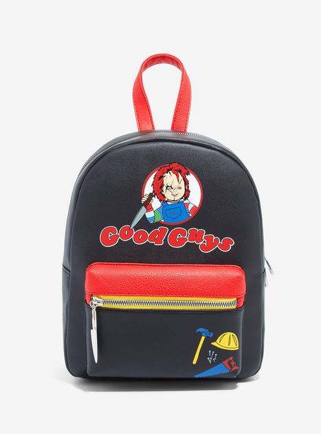 CHUCKY GOOD GUYS 12 Inch Mini  Backpack Universal City New Loungefly Chucky Good Guys Cosplay Mini Backpack – LF Lounge VIP main image 3