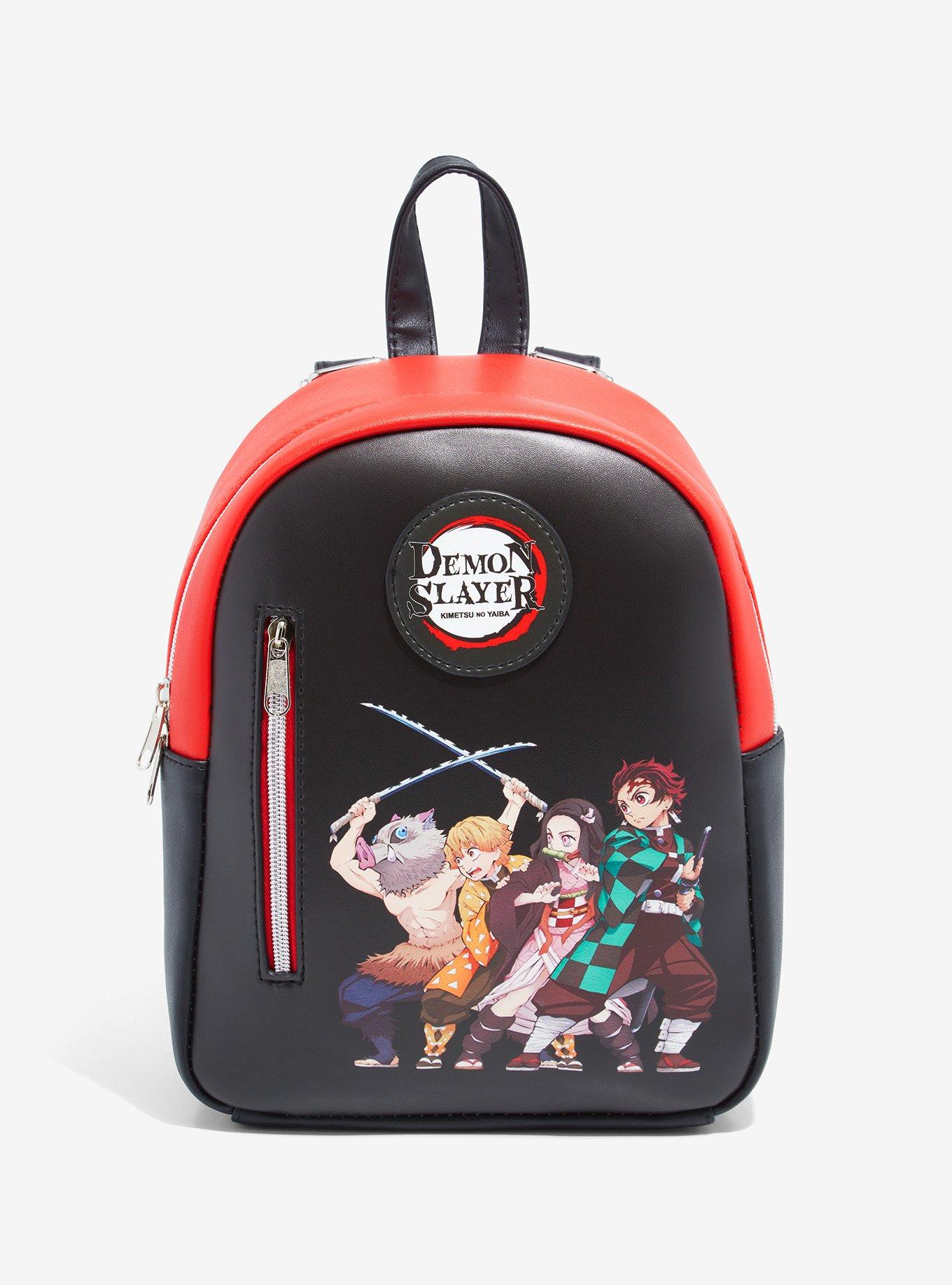 Demon Slayer Backpack with Lunch Box nezuko and tanjiro Heat