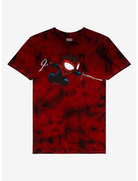 Marvel Spider-Man Miles Morales Chibi Women's Tie-Dye T-Shirt - BoxLunch Exclusive, , hi-res