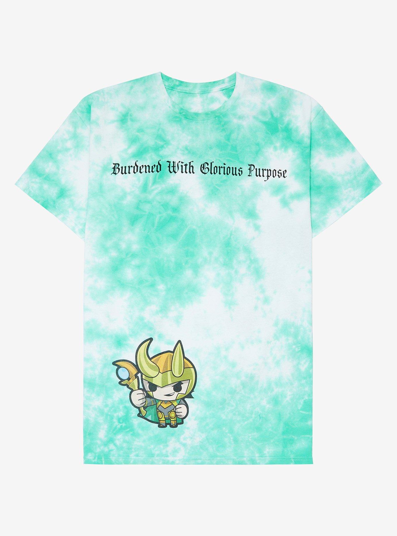 Marvel Loki Glorious Purpose Tie-Dye T-Shirt, , hi-res