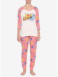 Disney Winnie The Pooh Characters Girls Thermal Pajama Set, MULTI, hi-res