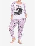 The Nightmare Before Christmas Lavender Girls Thermal Pajama Set Plus Size, MULTI, hi-res