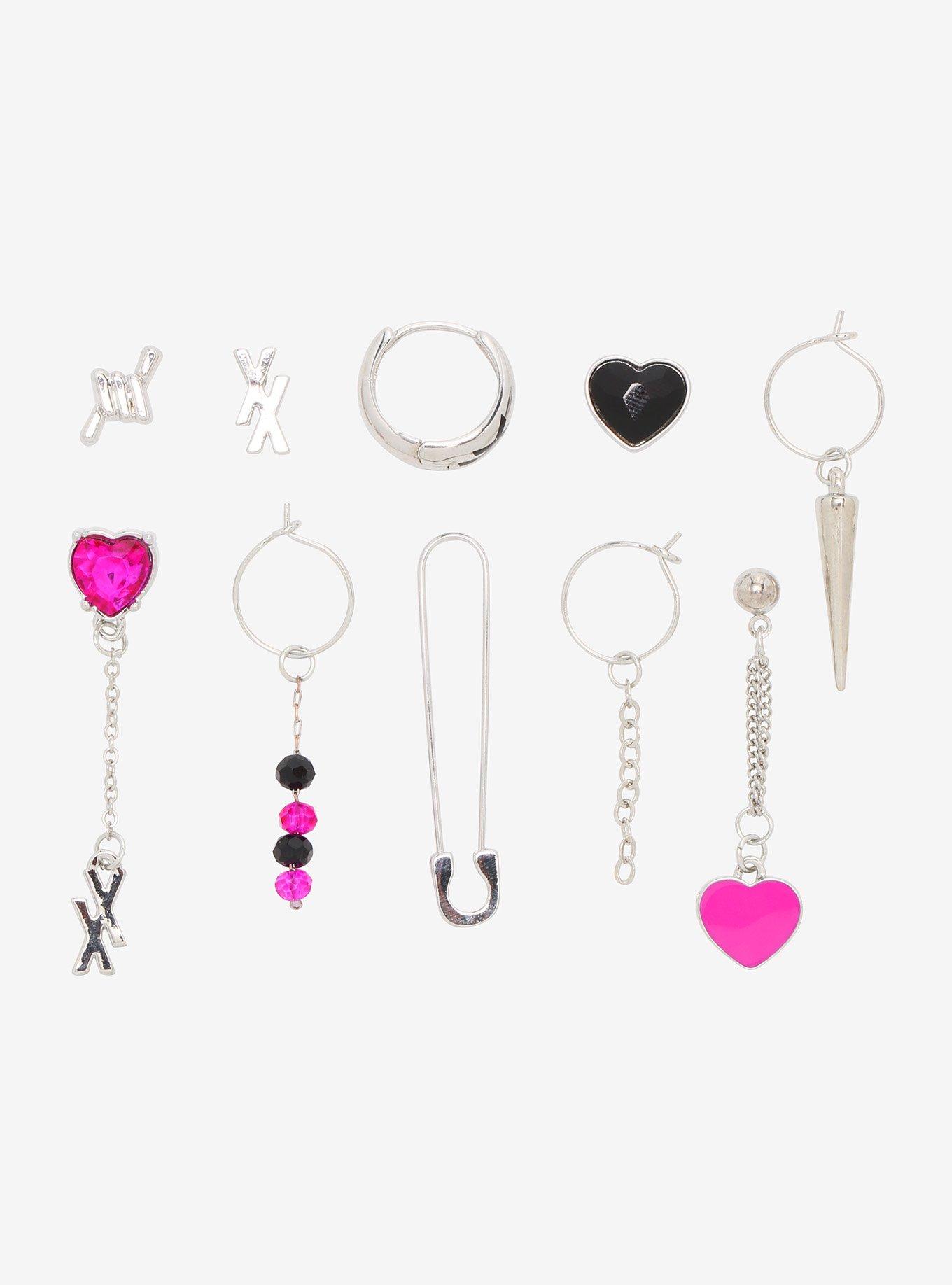 Safety pin earrings hot on sale topic