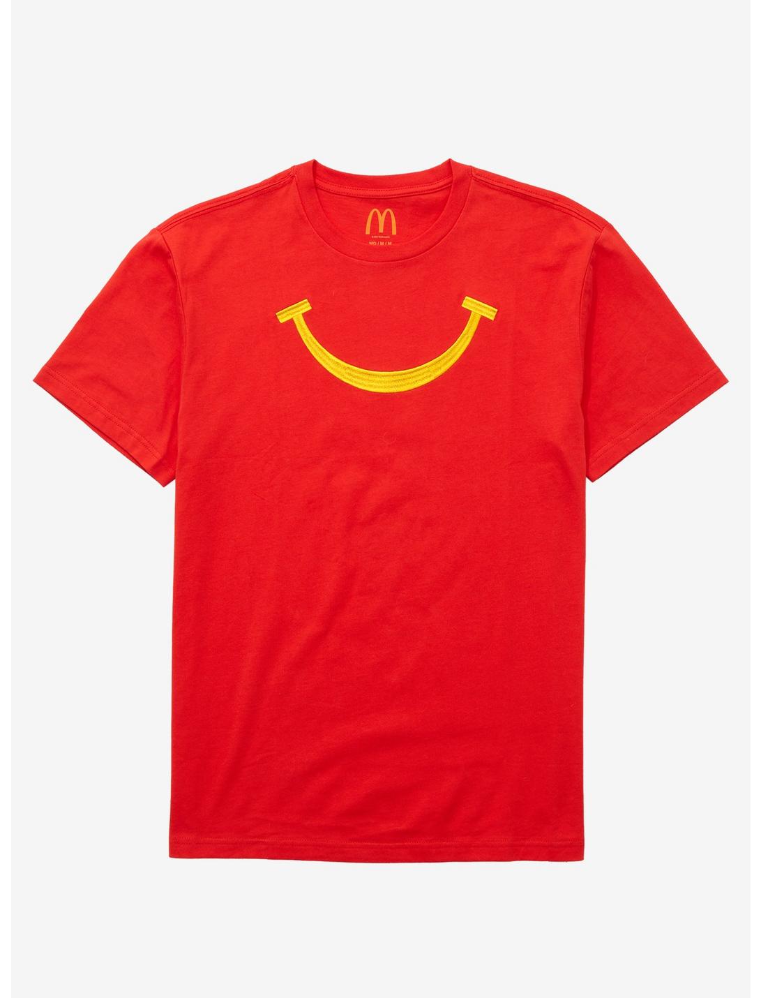 McDonald's Smile Women's T-Shirt - BoxLunch Exclusive, RED, hi-res