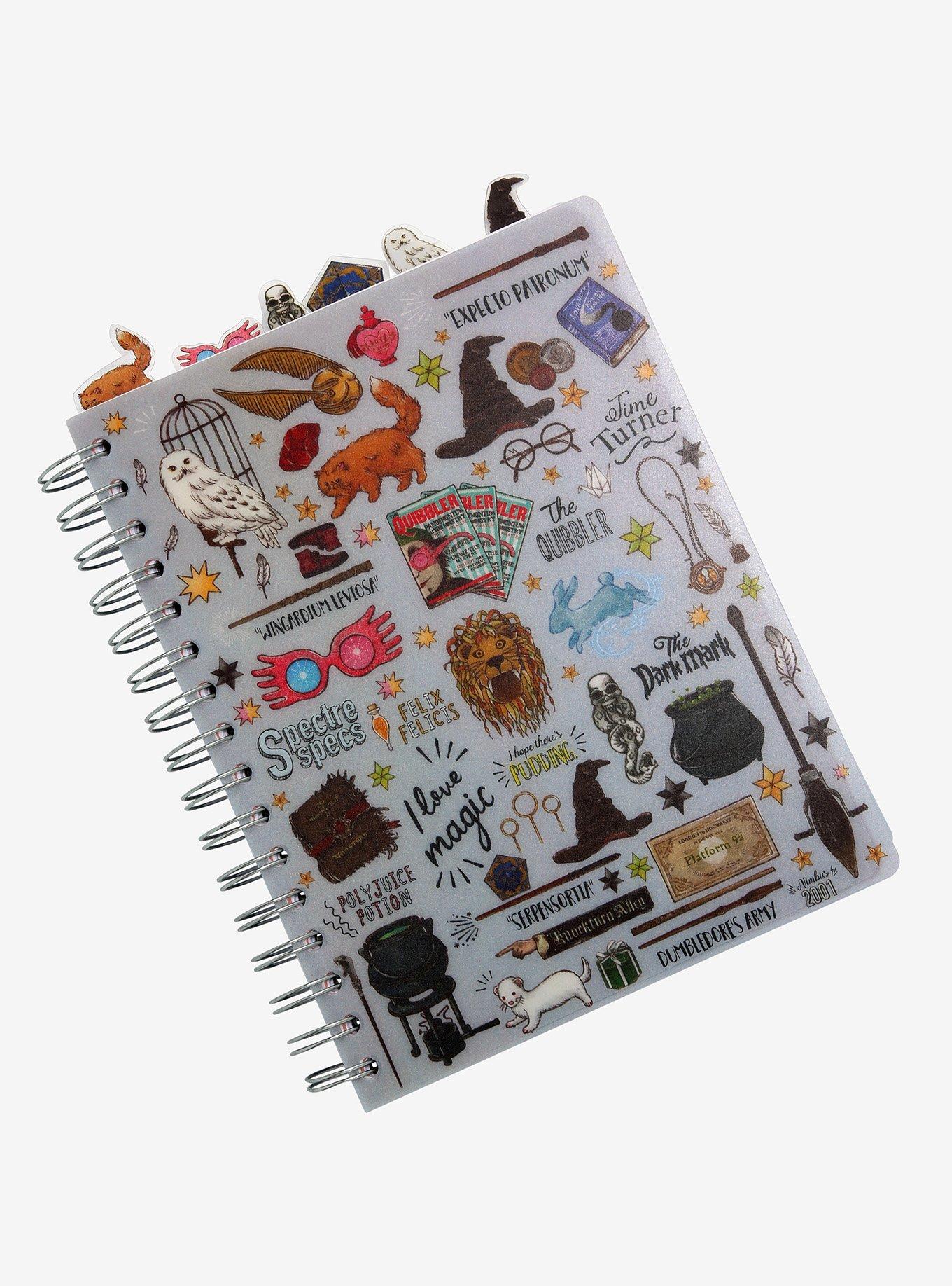 Harry Potter Hogwarts 5-Tab Spiral Notebook