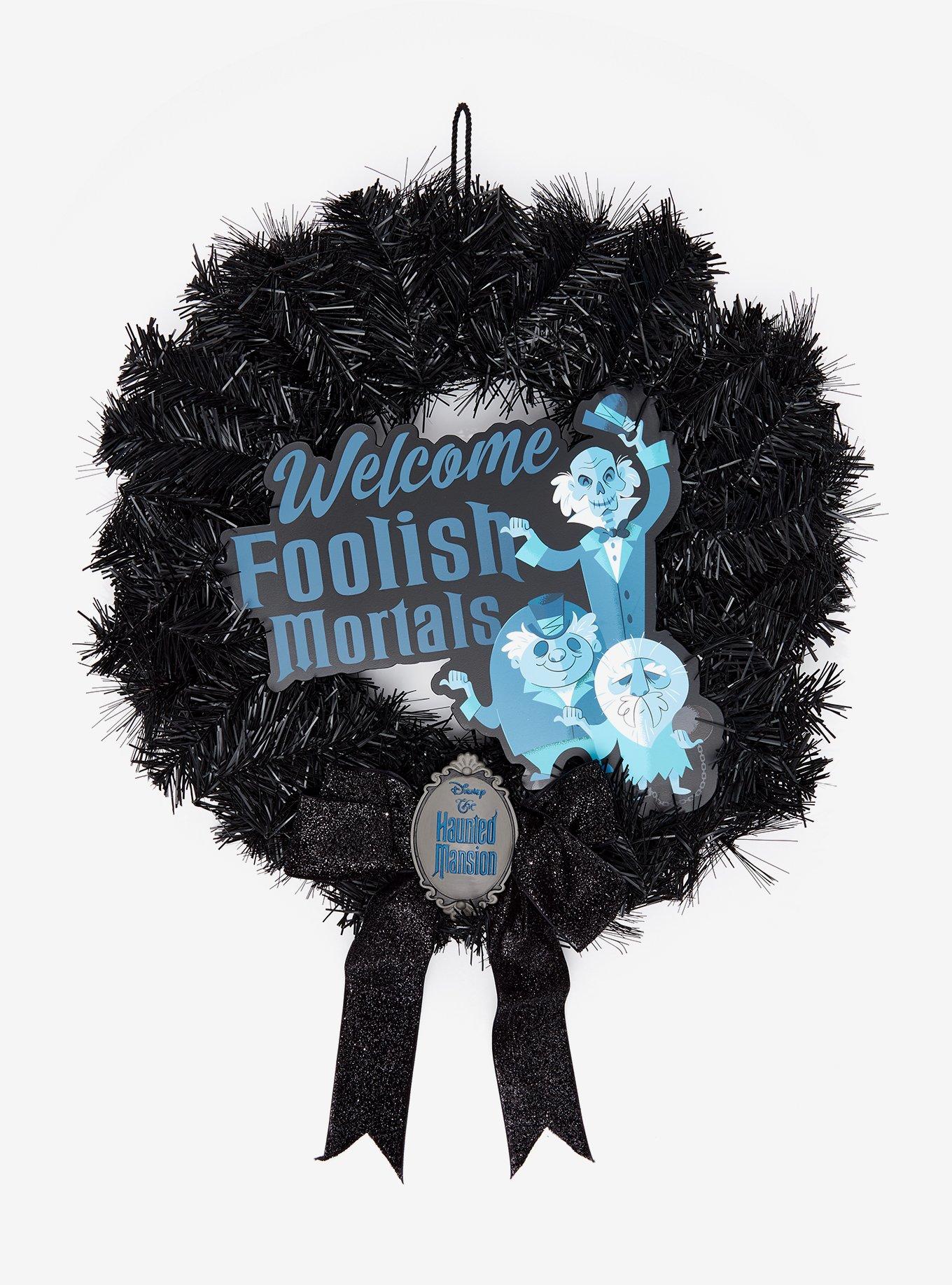 Disney Haunted Mansion Foolish Mortals Wreath - BoxLunch Exclusive, , hi-res