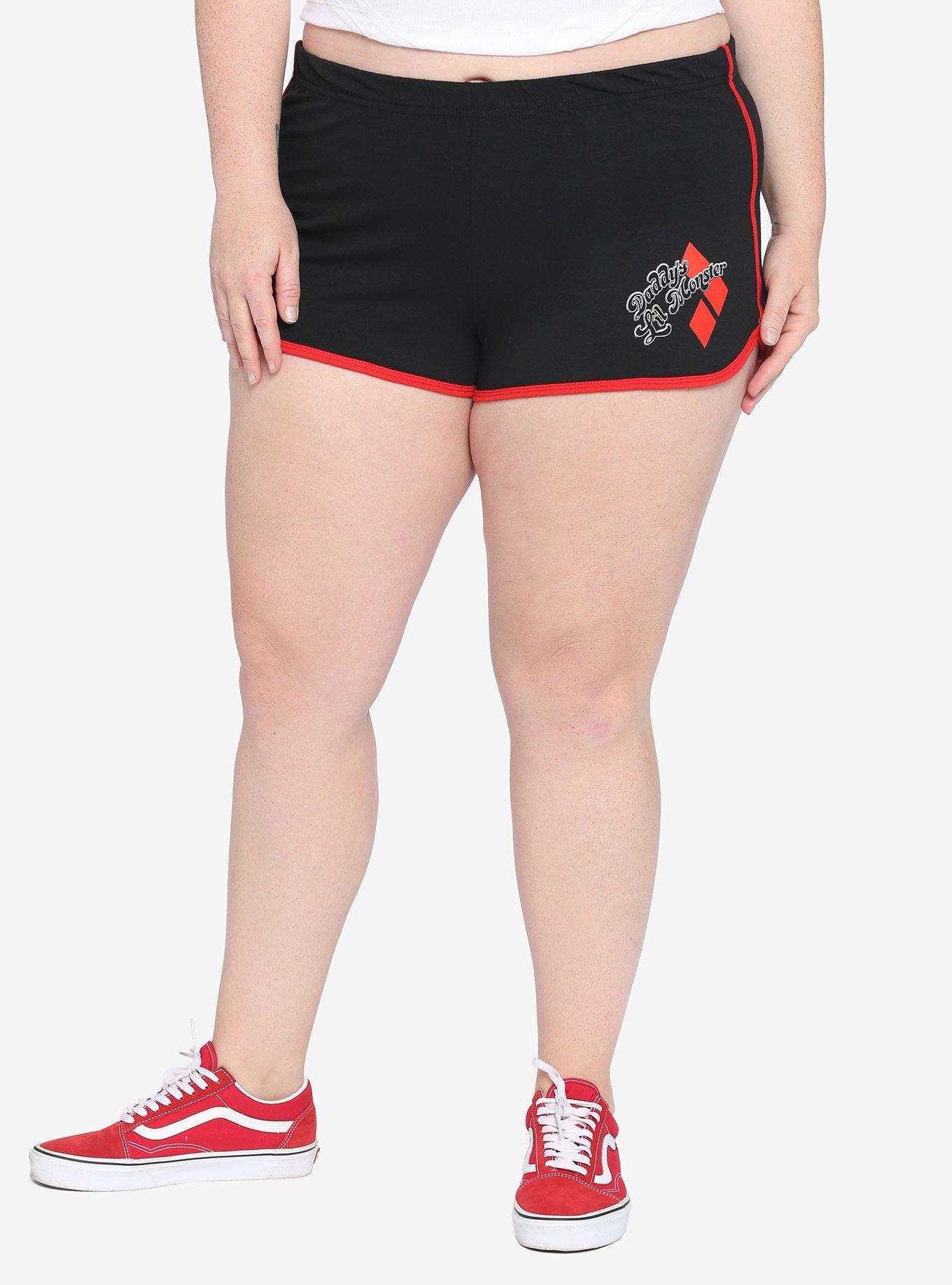 DC Comics The Suicide Squad Harley Quinn Girls Soft Shorts Plus Size, MULTI, hi-res