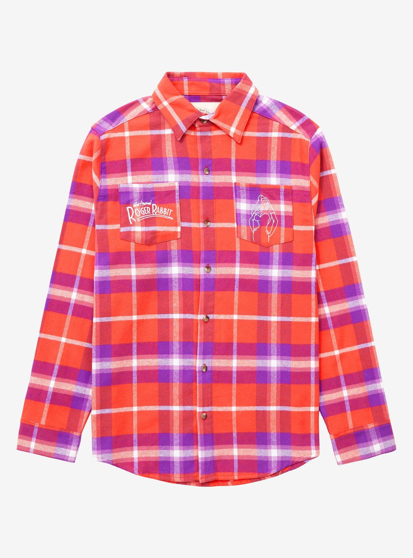 Cakeworthy Disney Who Framed Roger Rabbit Jessica Rabbit Flannel, PLAID, hi-res