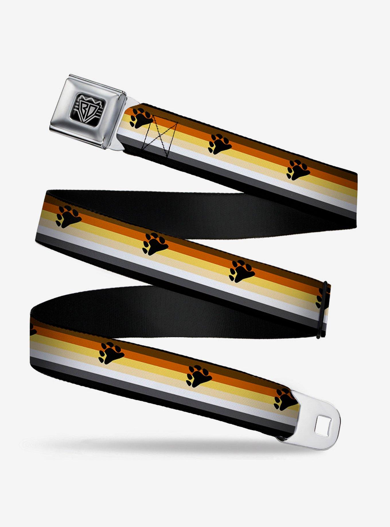 Bear Flag Seatbelt Belt, , hi-res