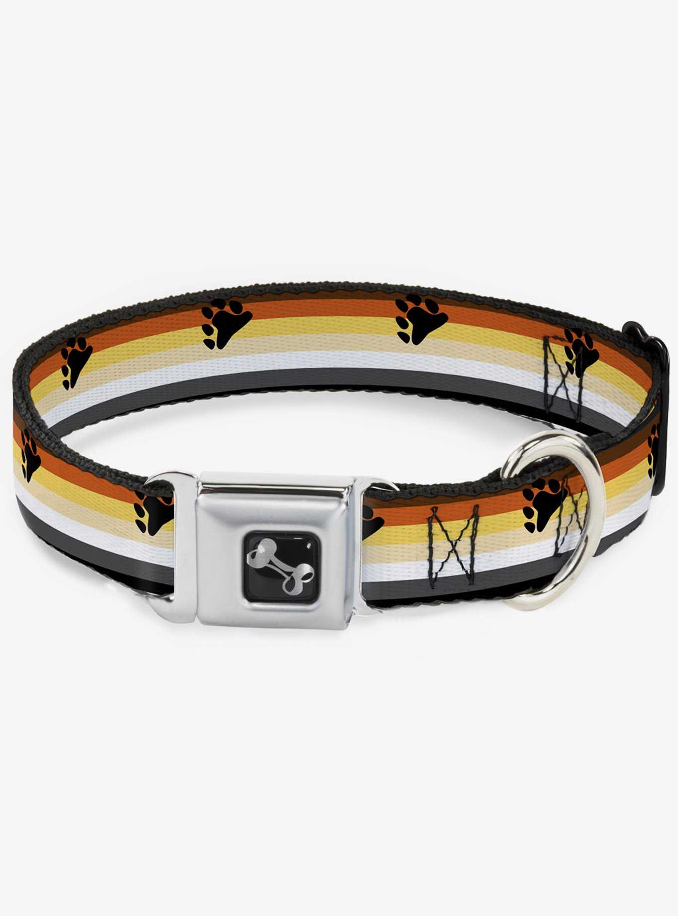 Bear Flag Seatbelt Dog Collar, , hi-res