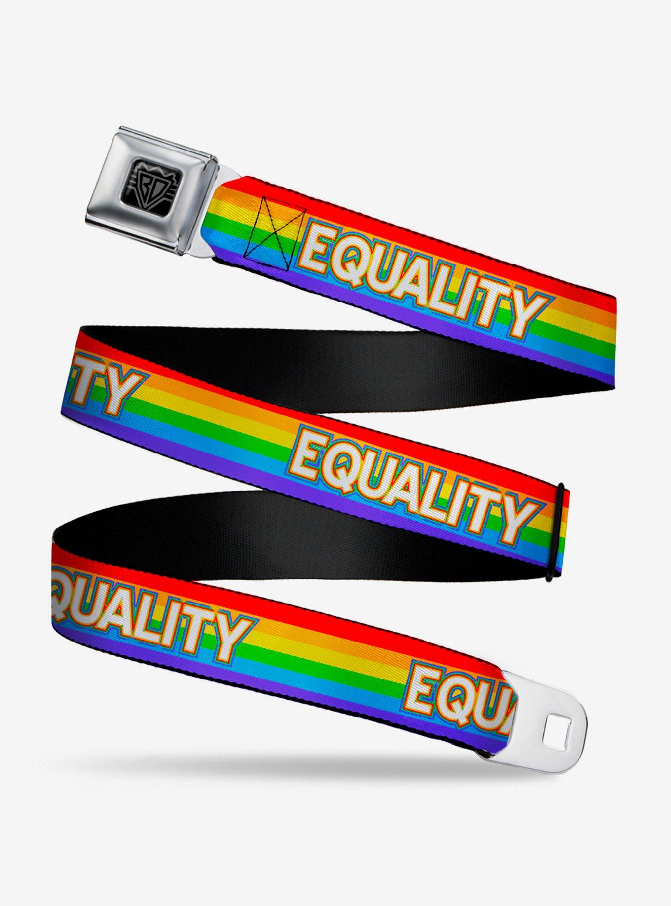 Equality Stripe Seatbelt Belt