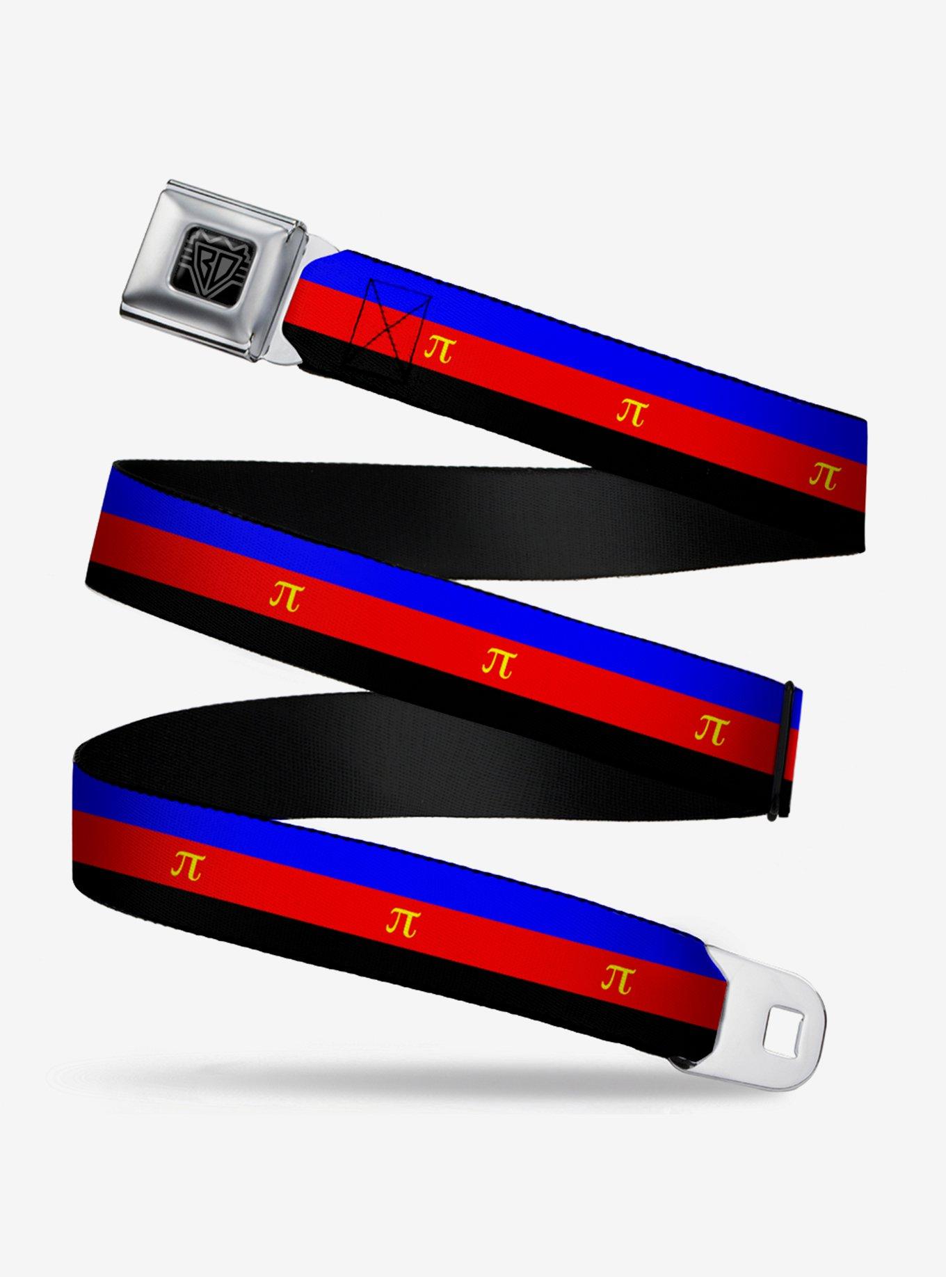 BUCKLEDOWN Polyamorous Flag Seatbelt Belt