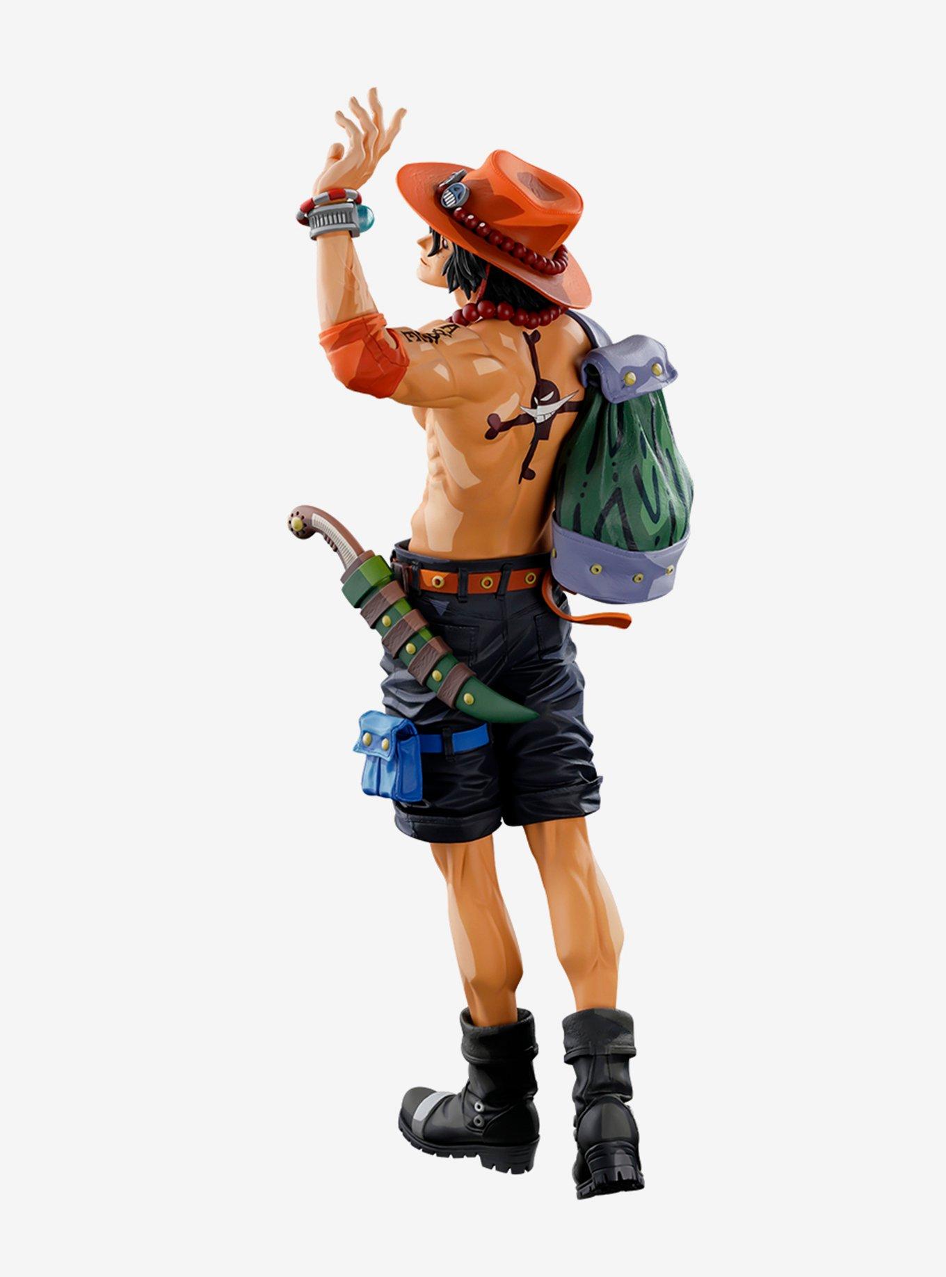 Banpresto One Piece World Figure Colosseum 3 Super Master Stars Portgas D. Ace (Two Dimensions Ver.) Figure, , hi-res