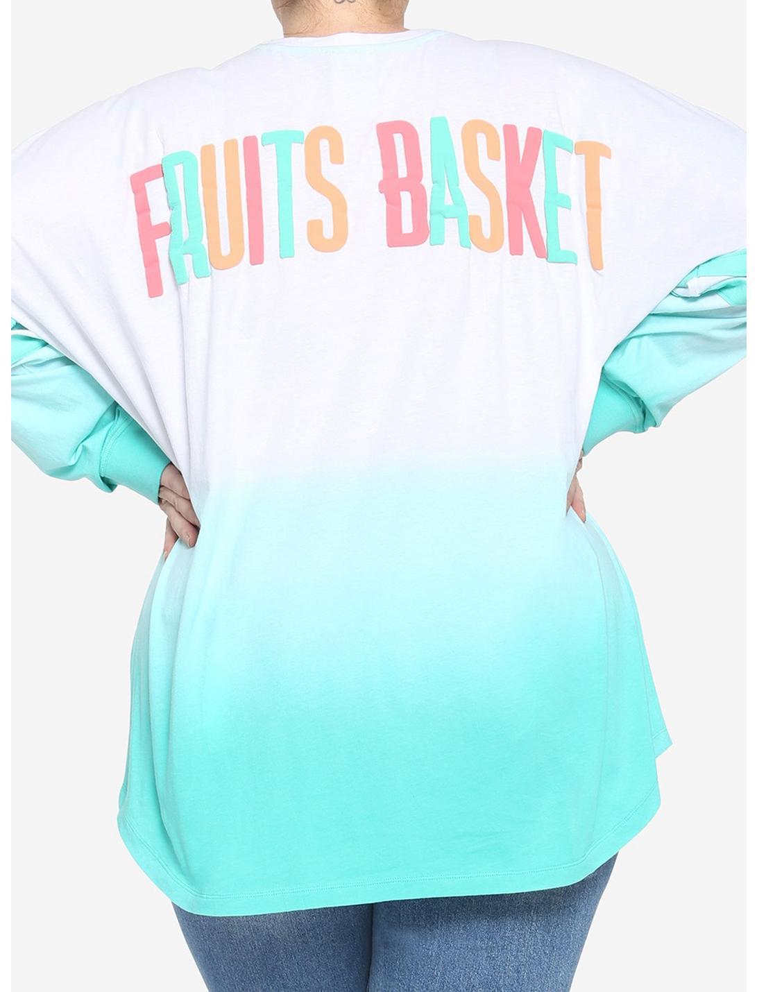 Fruits Basket Dip-Dye Girls Athletic Jersey Plus Size, MULTI, hi-res
