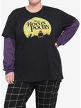 Disney Hocus Pocus Stripe Twofer Girls Long-Sleeve Top Plus Size, MULTI, hi-res