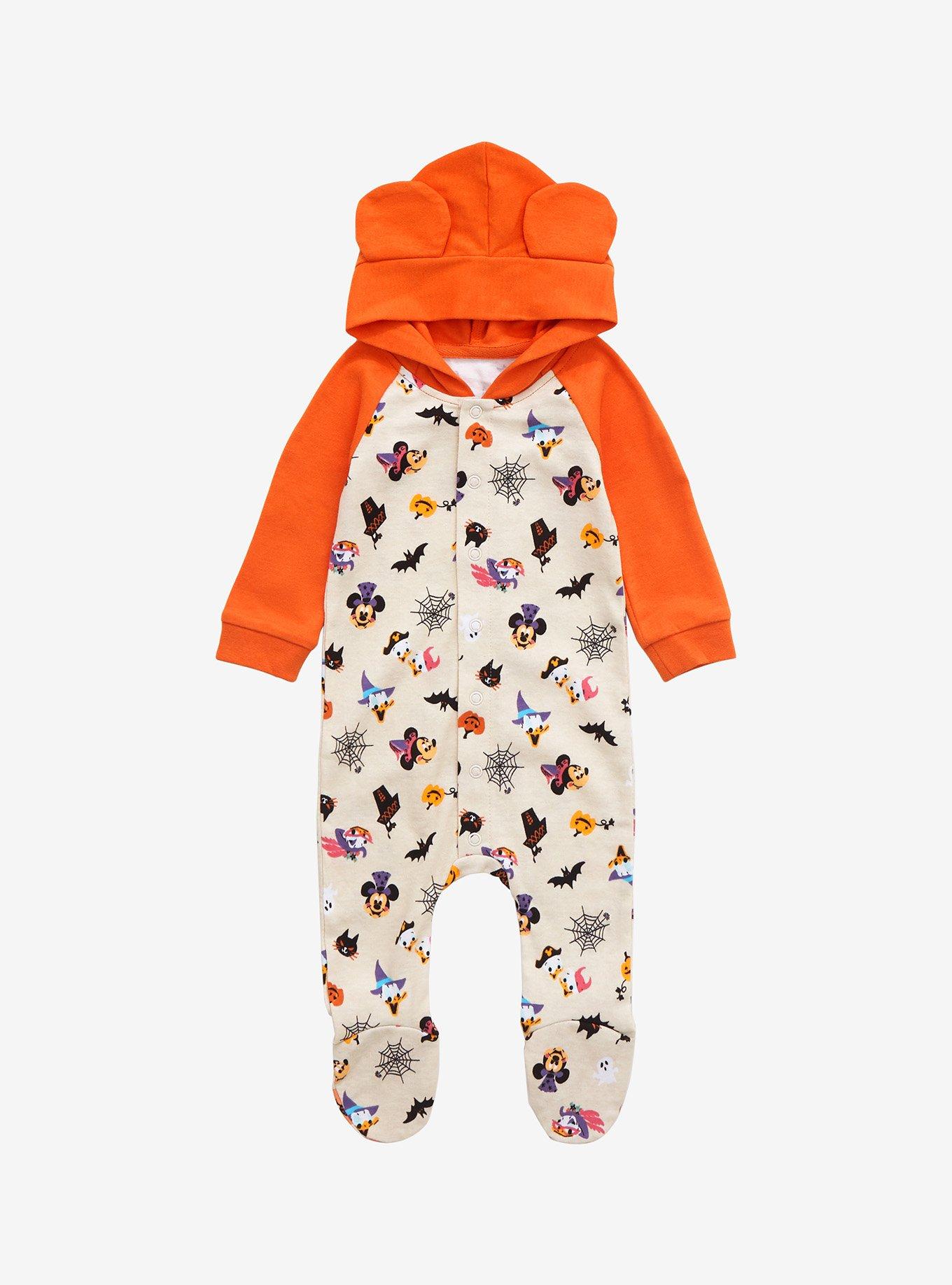 Disney Mickey Mouse & Friends Halloween Footed Infant One-Piece - BoxLunch Exclusive, , hi-res