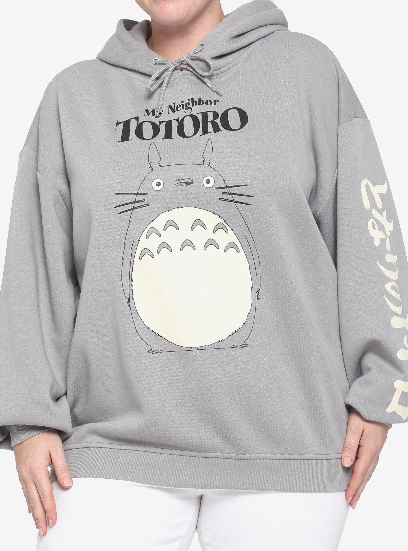 Her Universe My Neighbor Totoro Logo Girls Hoodie Plus Size, MULTI, hi-res