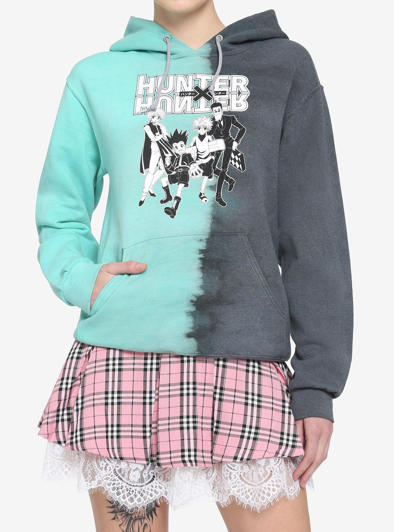 Hunter X Hunter Group Split Wash Girls Hoodie Hot Topic