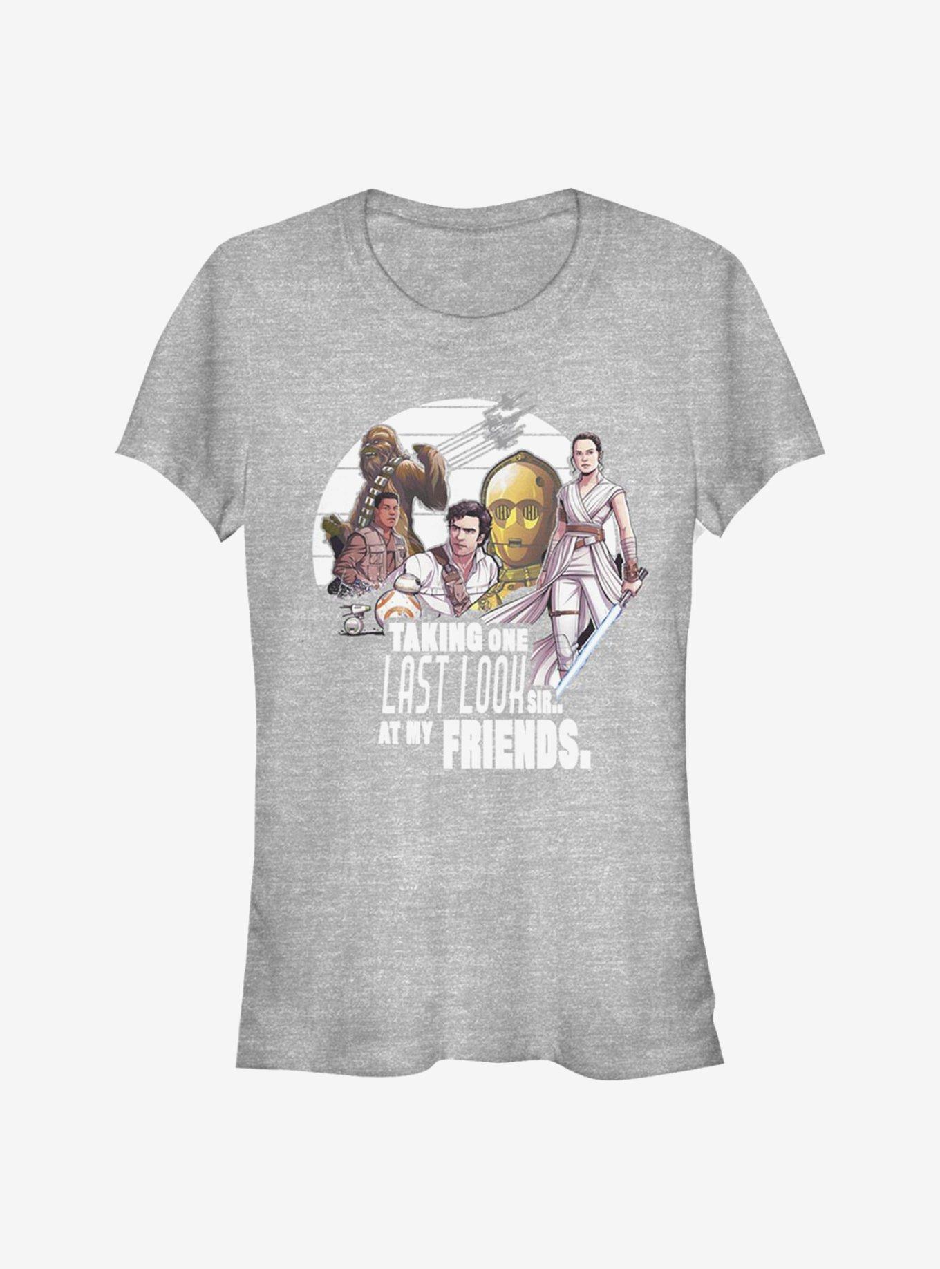 Star Wars: The Rise Of Skywalker Last Goodbye Girls T-Shirt, ATH HTR, hi-res