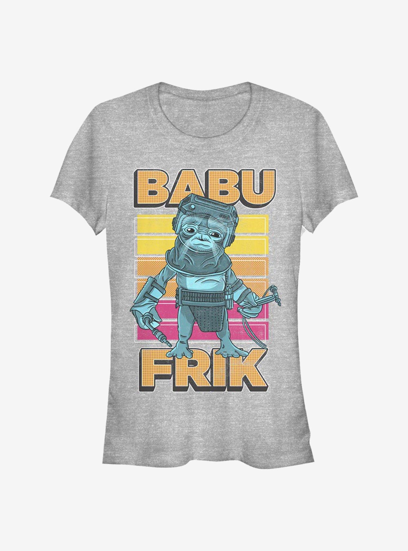 Star Wars: The Rise Of Skywalker Pop Babu Frik Girls T-Shirt, ATH HTR, hi-res