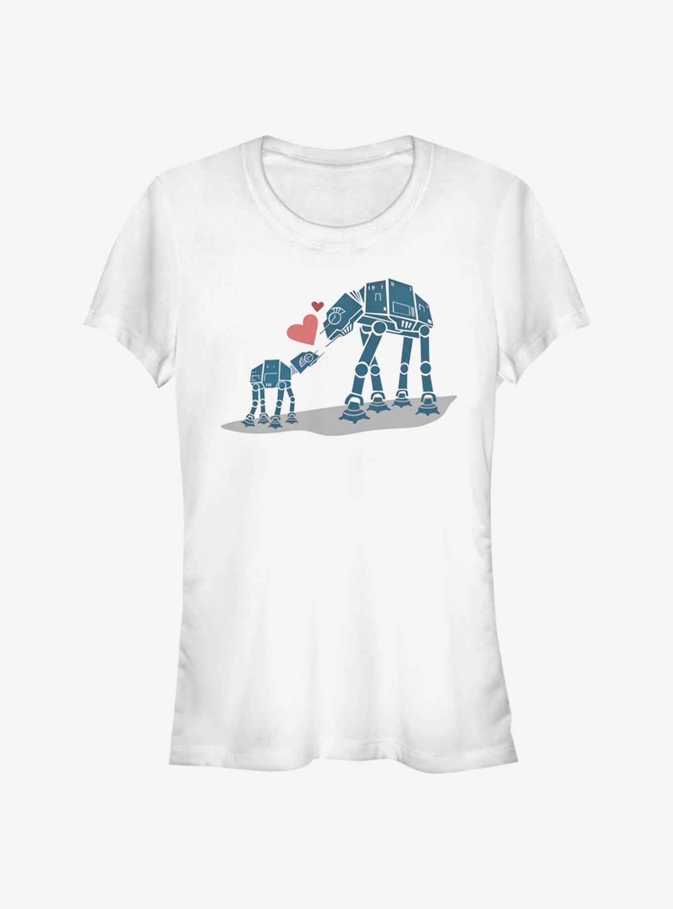 Star Wars AT-AT Love Girls T-Shirt, WHITE, hi-res