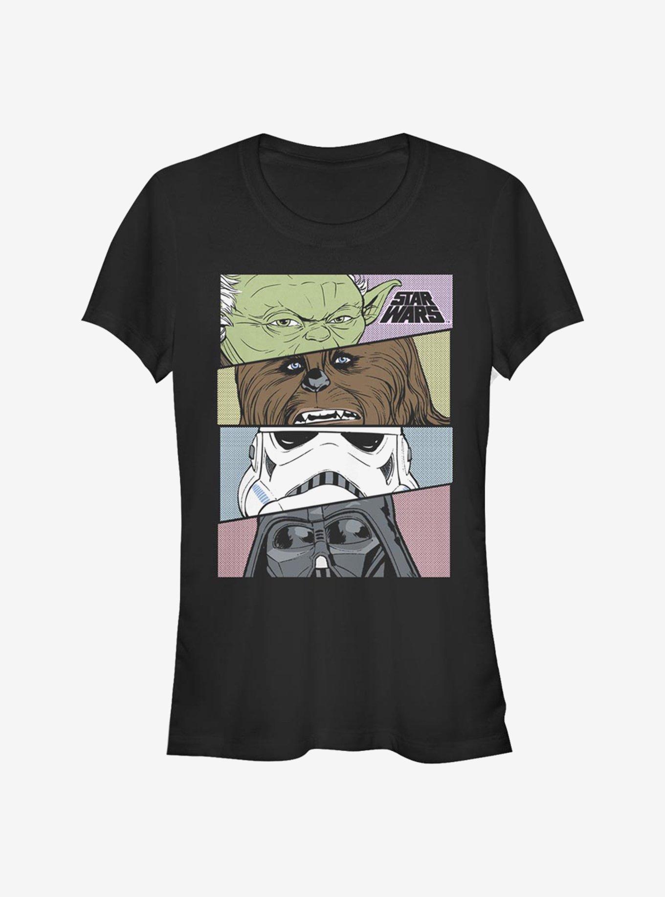 Star Wars Boxed In Girls T-Shirt, BLACK, hi-res