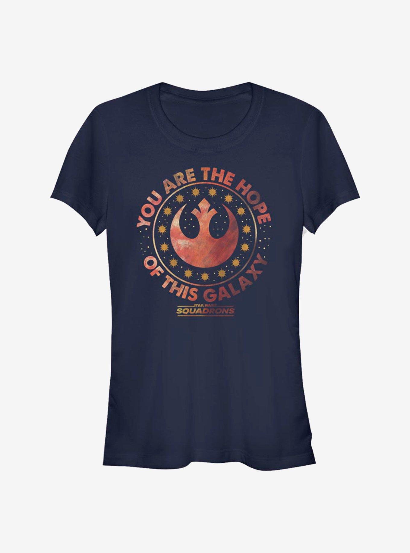 Star Wars Hope Of The Galaxy Girls T-Shirt, NAVY, hi-res