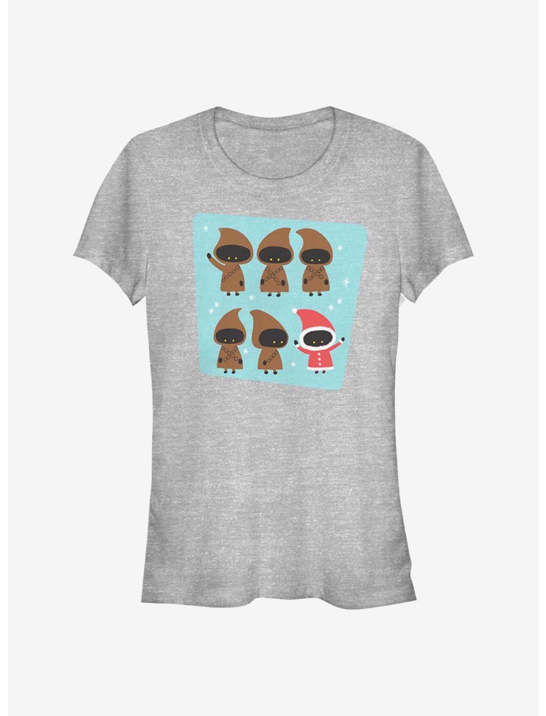 Star Wars Jawas Holiday Stack Girls T-Shirt, ATH HTR, hi-res