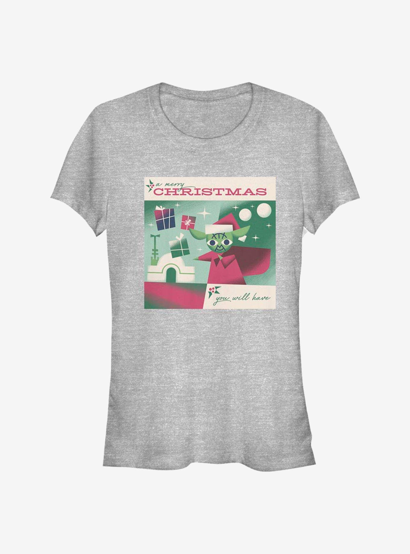 Star Wars Merry Yoda Christmas Girls T-Shirt, , hi-res