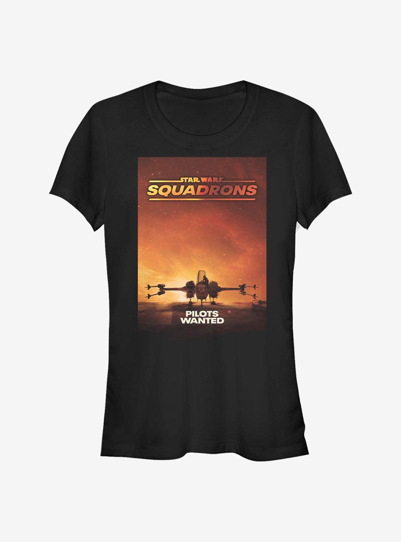 Star Wars Pilots Wanted Girls T-Shirt