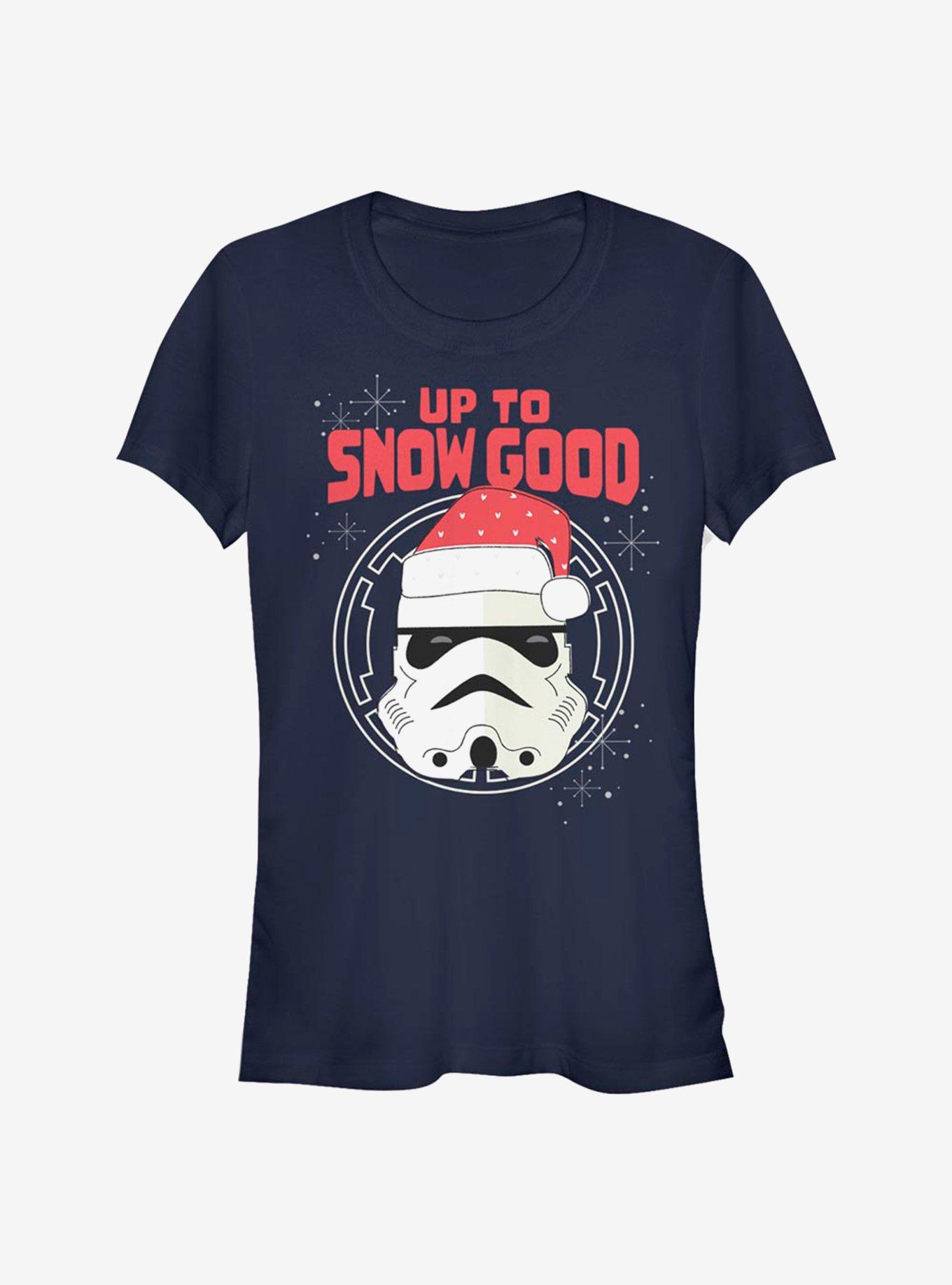 Star Wars Snow Good Trooper Girls T-Shirt, NAVY, hi-res