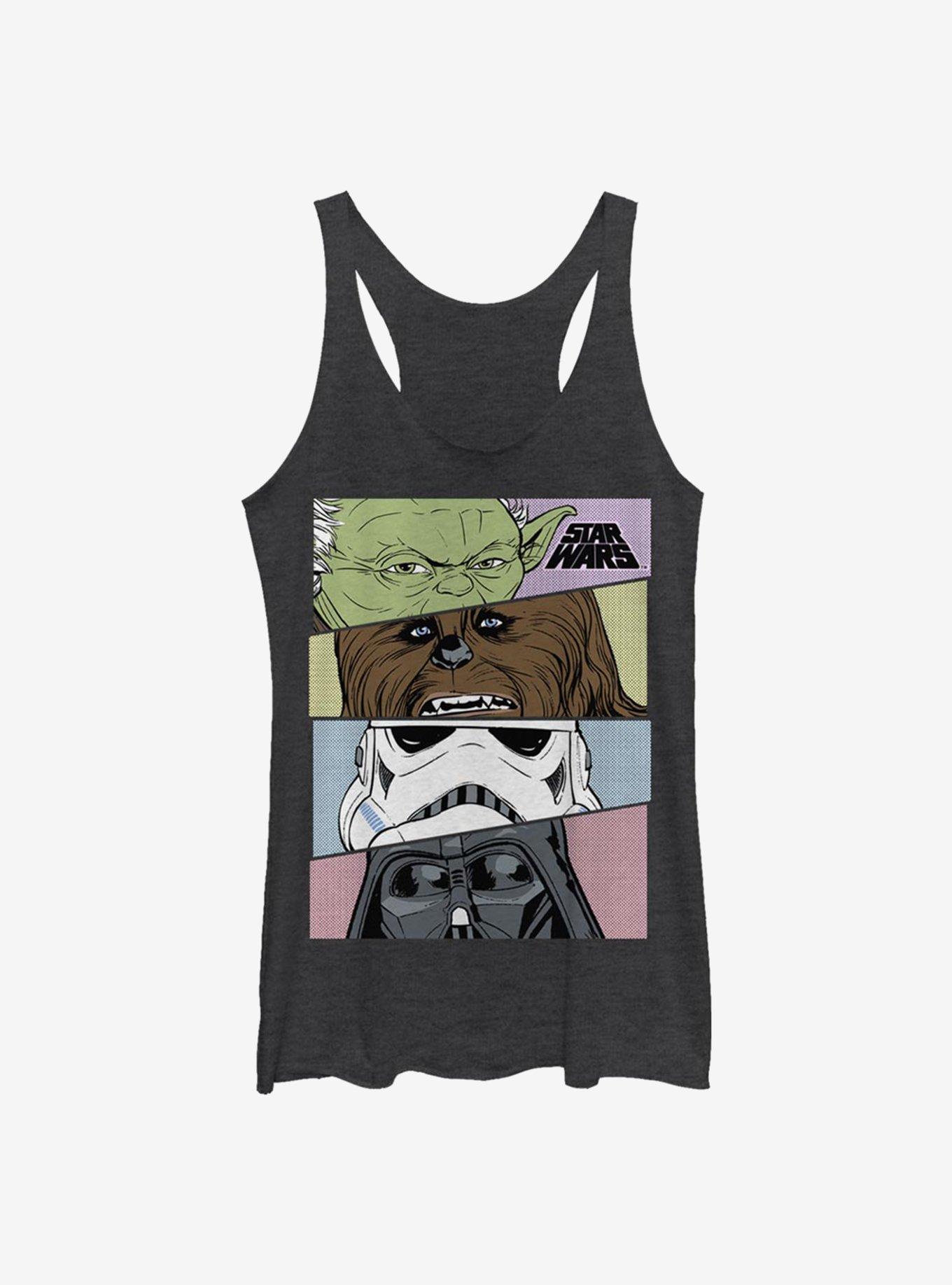 Star Wars Boxed In Girls Tank, BLK HTR, hi-res